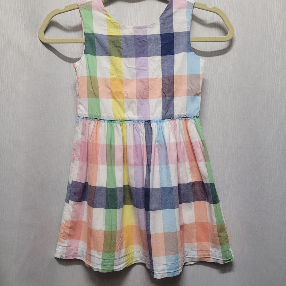 Gap Kids Pastel Multi Spring Summer Sun Dress Girl's Small 6-7